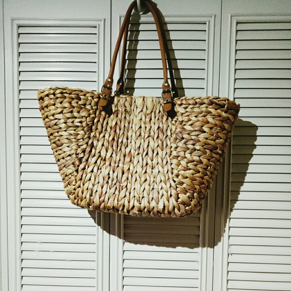 ⚡SOLD⚡⚡ Straw studios BeachBag- Straw High quality - Picture 2 of 3